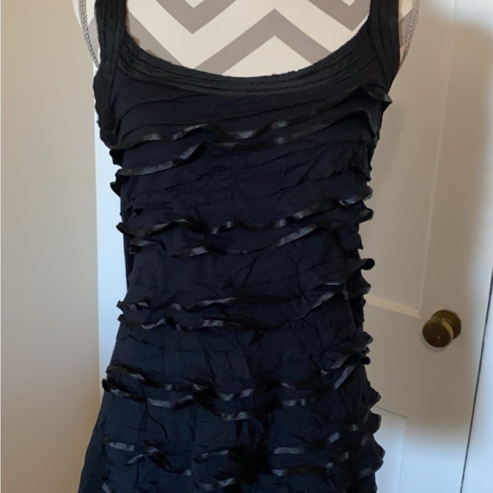 Express black ruffled cami